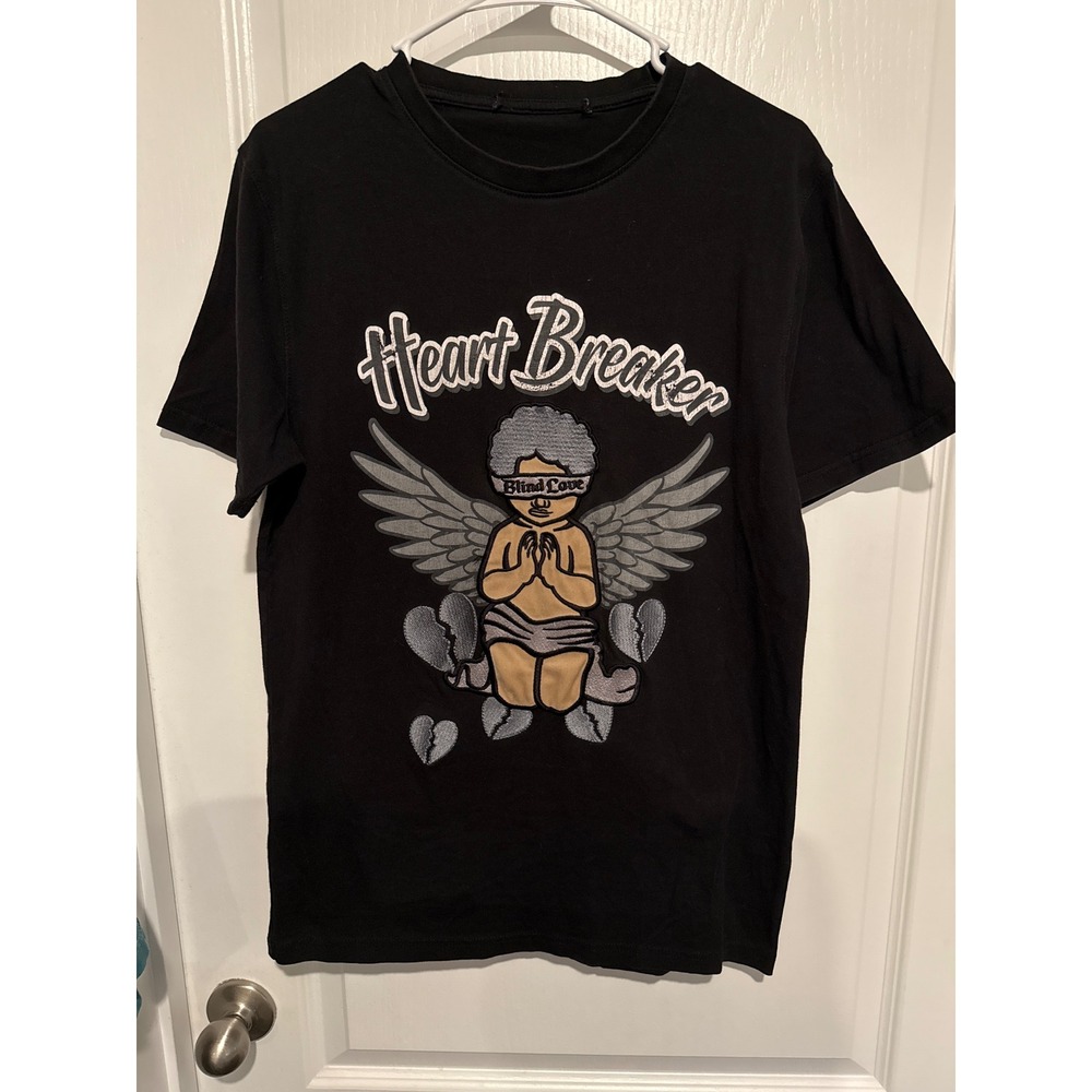 The Weekend Heart Breaker T Shirt Blind Love Cupid Graphic Print Menswear